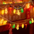 LED fairy string lights with festive chili corn gourd shapes for home Chinese New Year decor - Chilli Corn Cabbage Gourd Mix Light String / 1.5m 10LED Battery