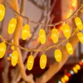 LED corn string lights for festive home decor, warm yellow glow, perfect for holiday room ambiance. - Corn Light String / 1.5m 10LED Battery