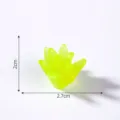 Mini accesorio de paisaje de hierba de simulación amarillo fluorescente decoración DIY - 5# Verde amarillento mediano
