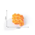 Miniature Figurine Chips de Pomme de Terre DIY Artisanat Décoration Alimentaire Miniature 2.5cm - 12# Gou Ya Er (Dents de chien)