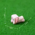 Mini rosa Block Tier Figur Mikro Landschaft DIY Zubehör süße Harz Dekoration Figur Neu - Axolotl