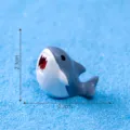 Mini figurine de requin en résine mignon animal marin micro paysage accessoire DIY 2.3cm - Nouveau monde océanique / 6# Requins