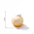 Miniature resin fruit ornament DIY micro landscape garden desktop decoration 1.3cm craft - Coconut