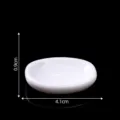 Miniatura piatto in ceramica bianca casa delle bambole accessori decorazione DIY piccolo modello - Stile 12 / 1 Pezzo