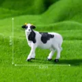Mini hars koe figuur voor micro landschap tuin DIY decoratie, schattig beuster ornament - 1# Koe