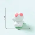 Micro landscape creative puppy figurine mini desktop ornament for DIY craft garden decor - Sunbathing Cat
