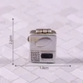 Miniatur Retro Fernseher Anhänger Silber Farbe Puppenhaus DIY Mikro Landschaft Ornament - Radio-Repeater (12#)