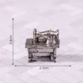 Miniatur vintage Naehmaschine Modell Puppenhaus DIY Dekoration Zubehoer 2.4cm - Nähmaschine (13#)