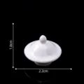 Miniatura ceramica cupola bianco accessorio casa bambole 2.2cm pezzo decorazione DIY - Stile 18 / 1 Pezzo