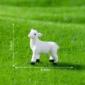 Mini witte schaap figuur voor DIY micro landschap tuin feënteelt terrarium decoratie. - 8# Schaap nr. 4