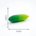 Miniatura pepino simulacion juguete DIY decoracion accesorio resina verde bonita. - 19# Pepino