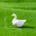 Miniatuur witte eend beeldje, schattige hars dier micro landschap tuin decoratie accessoire. - 9# Eend