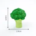 Miniatura simulacion brocoli verdura figurita micro paisage manualidad decoracion - 27# Brócoli