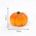 Mini adorno de calabaza de resina, bonito accesorio de decoración de micropaisaje DIY naranja. - 28# Calabaza plana