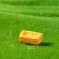 Miniatuur gele houten voerbak model hars micro landschap DIY tuin decor accessoire. - 15# Voederbak