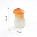 Miniatura simulacion seta figura para micro paisaje DIY accesorio decorativo 3.4x2.1cm - 30# Setas de cardo