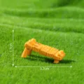 Miniatuur houten bank model sprookje tuin ornament micro landschap DIY ambacht - Pier #21 (nr. 3)