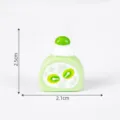 Miniature green cake roll resin charm, cute DIY dollhouse food toy accessory 2.5x2.1cm - Style 1 Cake Roll (Kiwi Fruit) / 1 Piece