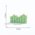 Miniature green bamboo fence for micro landscape DIY gardening decoration and tiny dollhouse setup. - 5# Bamboo Fence