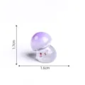 Mini figurine champignon lumineuse, joli micro paysage en résine pour la décoration de jardin. - Champignon #5