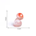 Mini figurine de champignon lumineux penché pour paysage de mousse et décoration. - 10# Champignon
