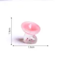 Mini champignon rose lumineux 1.9cm, jolie figurine en résine pour décoration de micro paysages. - 12# Champignon