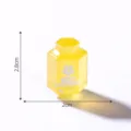 Mini resin yellow lantern charm, micro landscape DIY decorative hanging accessory for desktop. - 1# Lantern