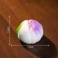 Miniature flower dessert simulation food toy DIY micro landscape cute desktop ornament - 3# Purple