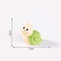 Mini cute resin snail figurine for micro landscape gardening DIY decorative miniature ornament - 4# Snail