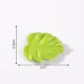 Green leaf shape mini resin charm diy micro landscape ornament accessory 3cm length - 7# Leaf