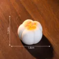 Miniature flower pastry simulation food DIY resin craft ornament desktop miniature display item. - Orange