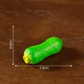 Miniatura verdura calabacín verde modelo juguete, accesorio decorativo micropaisaje - #3 Lufa