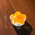 Miniature flower pastry simulation food DIY decorative miniature lovely desktop ornament. - Yellow