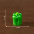 Miniatura pimiento verde simulación verdura juguete DIY adorno artesanal 1.7cm - #5 Pimiento