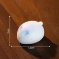 Miniature white resin animal figurine desktop ornament DIY micro landscape decoration item. - 9# Light Blue