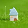 Miniaturhaus Feengarten Harzfigur Mikrolandschaft DIY Terrarium Deko Zubehör klein - 2# Haus