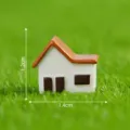 Miniatur Harz Haus Figur für Mikro Landschaftsgestaltung DIY Handwerk Dekoration und Terrarium. - Stil 5 Haus
