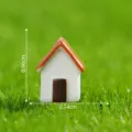 Miniatur Keramik Haus Mikro Landschaft DIY Dekoration Garten Ornament Mini Architektur Modell - Weihnachtshaus
