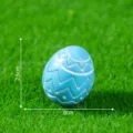 Mini huevo de pascua de resina micro paisaje bricolaje escritorio decoracion azul 2.5cm - N.º 13 Huevo de Pascua azul