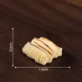 Mini accesorio de comida de resina, textura cremosa, ideal para manualidades y bricolaje. - N.º 10 Tripas de res grandes