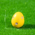 Amarillo mini huevo de pascua micro paisaje resina adorno escritorio auto decor 2.5cm - N.º 14 Huevo de Pascua amarillo