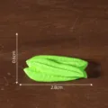 Mini figura de vaina de guisante verde de resina para manualidades micro paisaje. - 23# Frijol espada