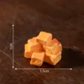 Modelo de cubos de comida de simulación en miniatura para decoración hotpot 1.5cm. - #18 Gluten de trigo grande