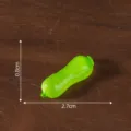 Miniatura estatuilla de verdura verde manualidades micropaisaje resina decoración. - 26# Calabaza de esponja luminosa