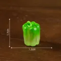 Miniatura de pimiento verde de resina, ideal para micropaisajes y decoracion DIY. - 28# Pimientos luminosos