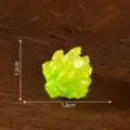 Miniatura de verdura verde de resina para microlaisaje, manualidades DIY y decoración sorpresa. - 34# Mostaza baby luminosa