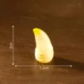 Miniatura amarillo verdura diente de ajo resina dije DIY micro paisaje decoracion 1.2x2cm - 35# Brotes de bambú luminosos