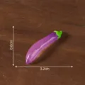 Miniatura morado resina berenjena DIY abalorio, lindo casa de muñecas decorativo accesorio. - 37# Berenjenas largas luminosas