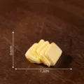 Colgante de comida de tofu en miniatura, accesorio de olla caliente de simulación, adorno de resina. - 31# Tofu seco pequeño