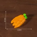 Pequeños dijes de zanahoria de resina simulación verduras miniatura comida accesorios DIY - 39# Zanahorias luminosas